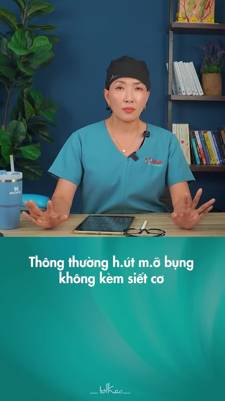 HÚT GIẢM MỠ VÙNG BỤNG CÓ GIÚP SIẾT CƠ KHÔNG?