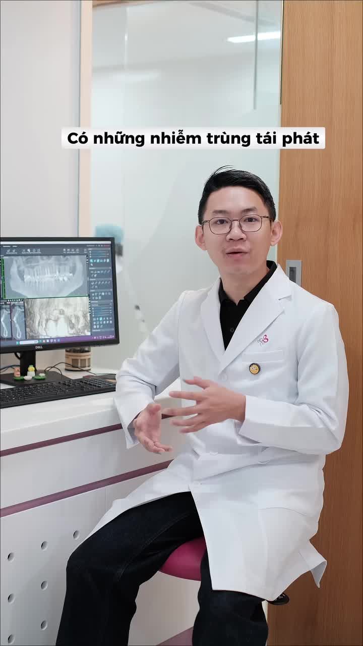 TRỒNG LẠI RĂNG CỬA - KHÔNG SƯNG Đ A U, GẮN RĂNG TẠM NGAY SAU KHI ĐẶT TRỤ