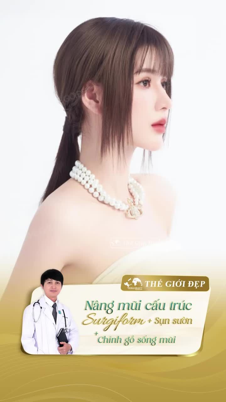 Cùng Thế Giới Đẹp nhìn lại dung nhan rạng rỡ của hotgirl Hoàng Diệu Linh với đường nét hài hòa hơn sau nâng mũi kết hợp chỉnh gồ sống mũi.