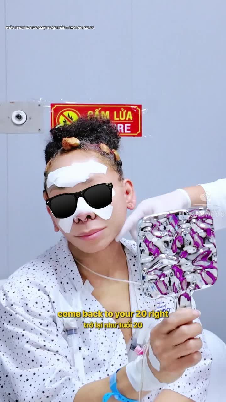 Cùng Bác sĩ  Unbox nhan sắc mới sau 12 tiếng phẫu thuật căng da mặt toàn phần + Smas nội soi 4K