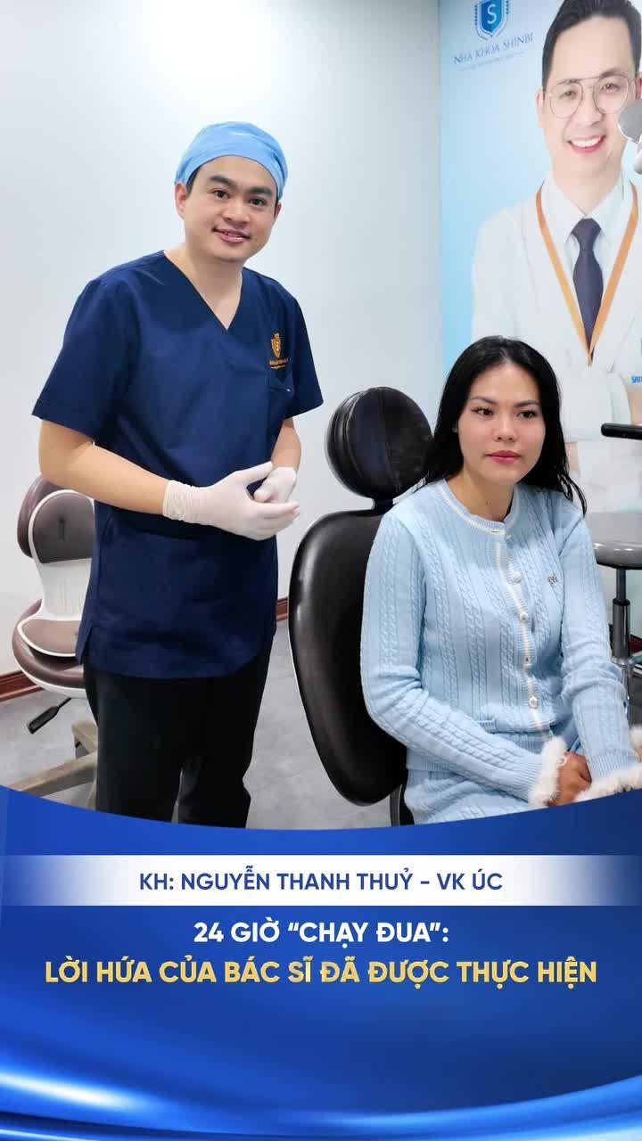 Tiếp nối câu chuyện vị khách từ Úc về với yêu cầu: "Phải đẹp, không mài răng và phải... cực nhanh!