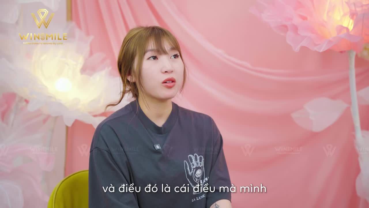 "Các bạn cứ tự tin tỏa sáng vì mình sẽ đẹp nhất khi là chính mình"