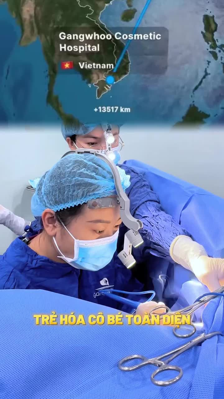 Khách Việt Kiều nhất định bay từ Mỹ về Gangwhoo để làm đẹp cô bé vì tin tưởng