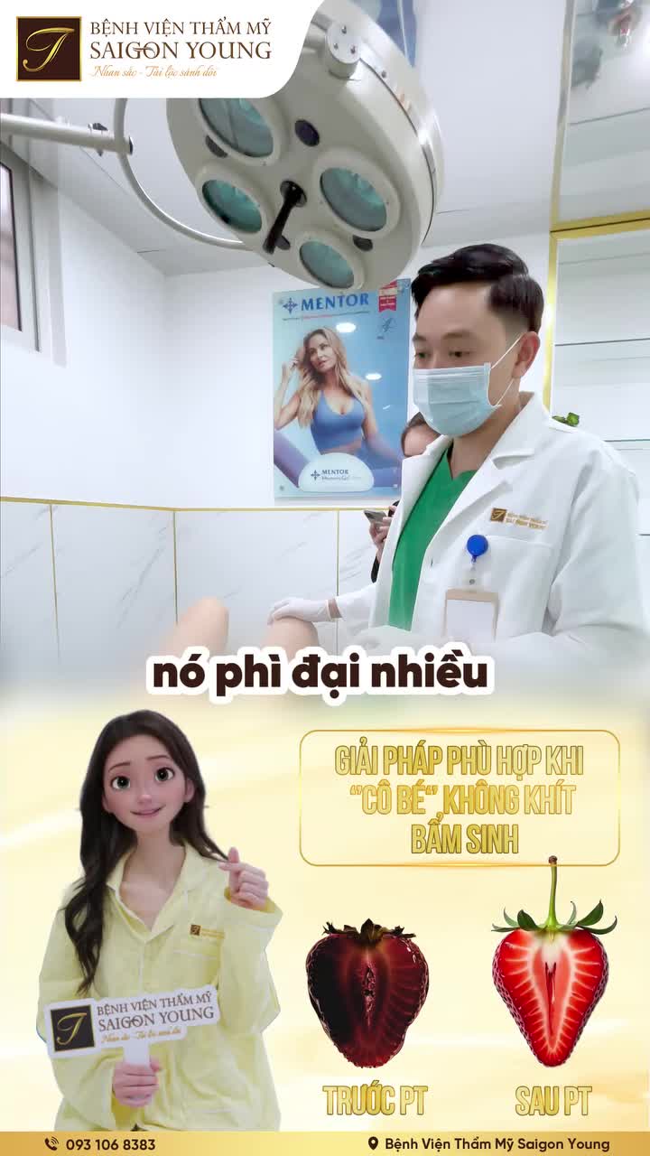 Bs Thảo sẽ trực tiếp thăm khám và đưa ra giải pháp phù hợp khi “cô bé” phì đai, giãn rộng bẩm sinh.