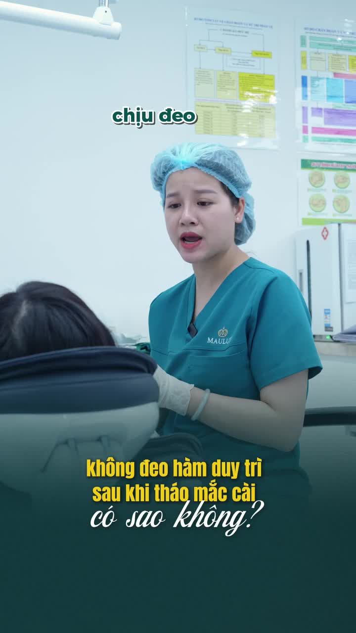 Sẽ ra sao nếu bạn không đeo hàm duy trì sau tháo niềng