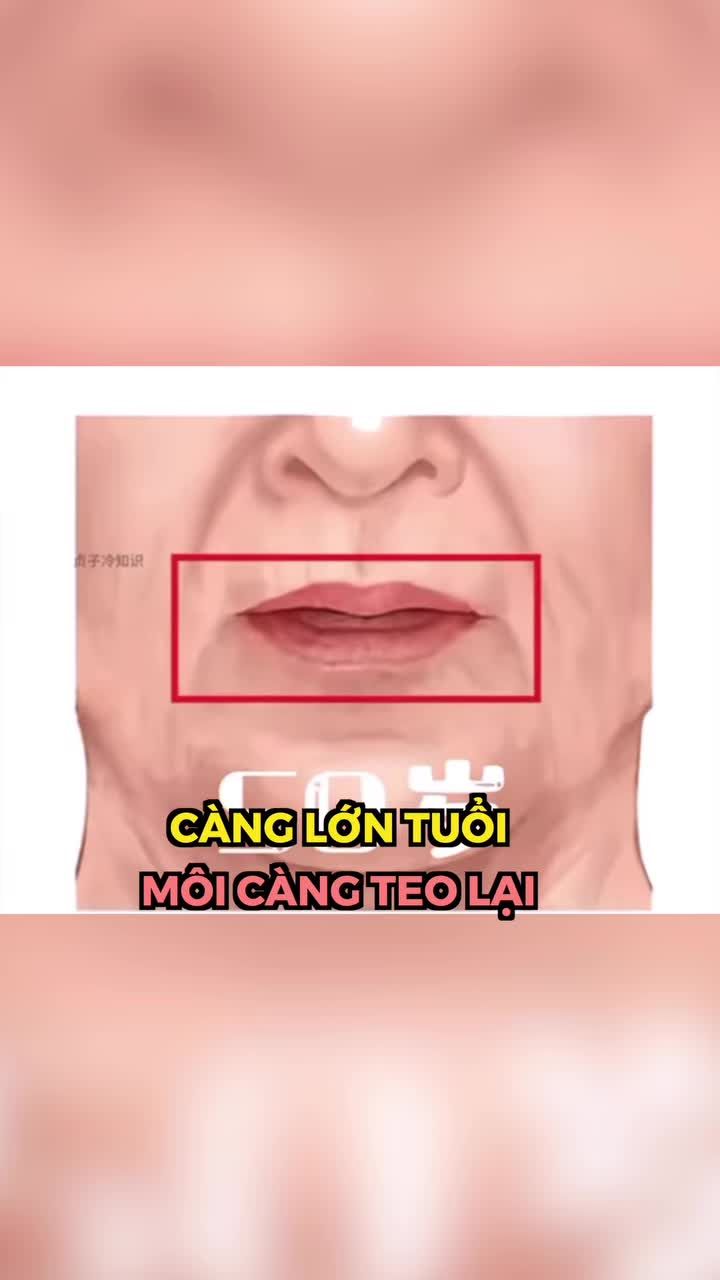 “Môi không mỏng đi… chỉ là tuổi tác đang ‘lấy dần’ vẻ quyến rũ của bạn.”