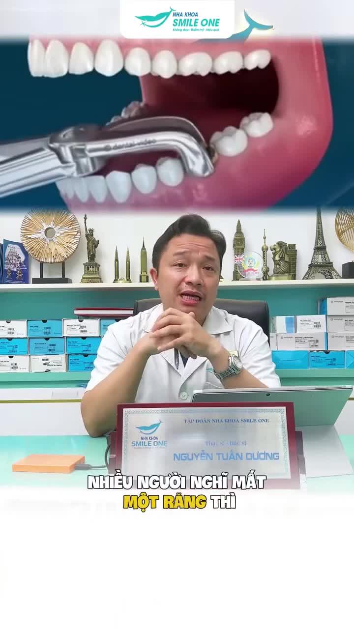 MẤT 1 RĂNG - HẬU QUẢ KHÔNG CHỈ LÀ 1 RĂNG