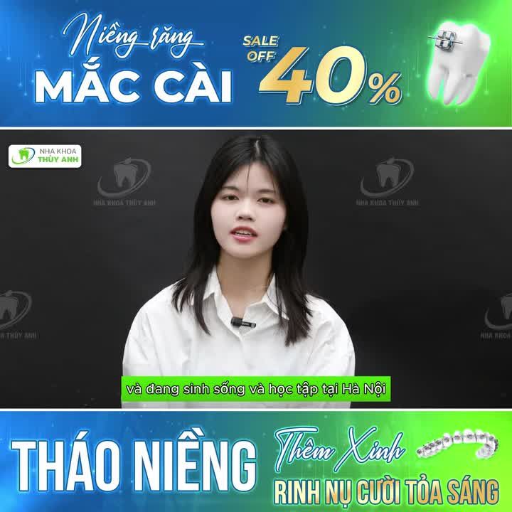 THỜI GIAN ĐẦU EM CŨNG RẤT HOANG MANG KHI RĂNG CHẠY, CHỖ THƯA CHỖ LỆCH…
