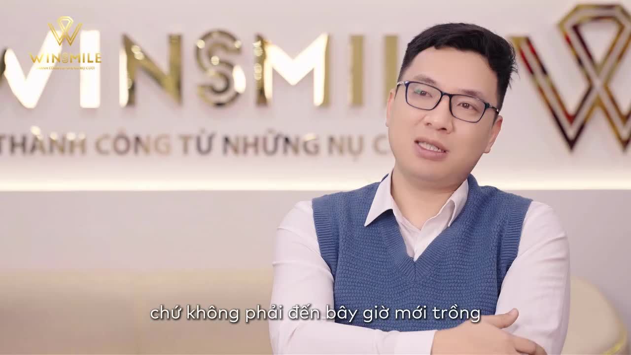 “Nếu mà anh biết trồng implant không đau như vậy thì chắc là anh đã trồng sớm hơn chứ không để đến bây giờ mới làm”