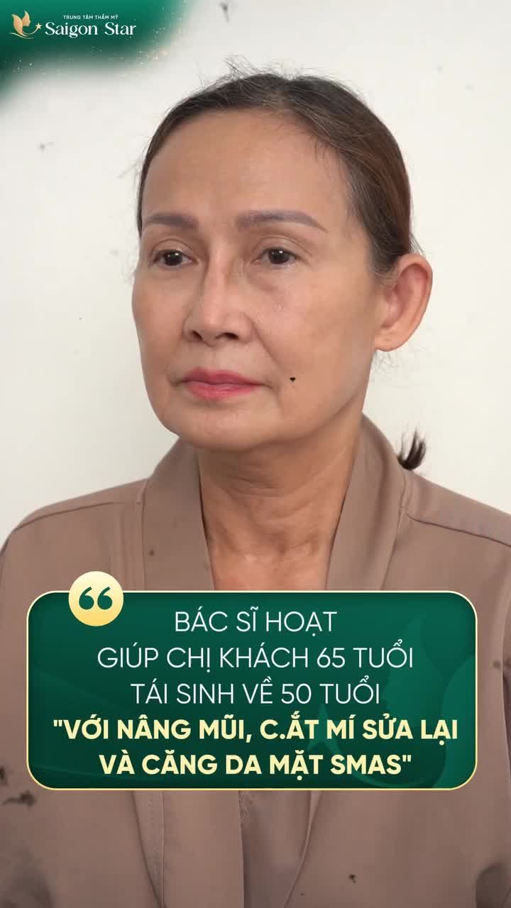 MÀN "QUAY NGƯỢC THỜI GIAN" ĐẦY NGOẠN MỤC CỦA KHÁCH HÀNG 65 TUỔI