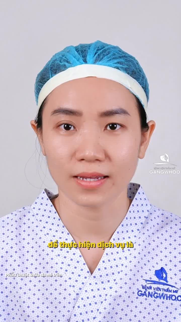 Ca mí với tình trạng hai mắt không đều – một bên đa nếp mí, một bên không rõ mí.