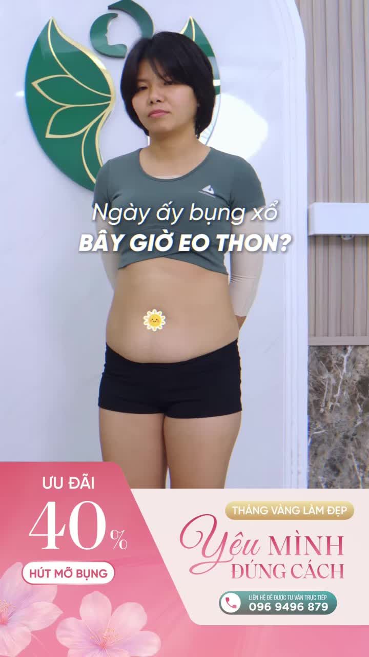 Tạm biệt bụng xổ - Đón eo thon gọn!