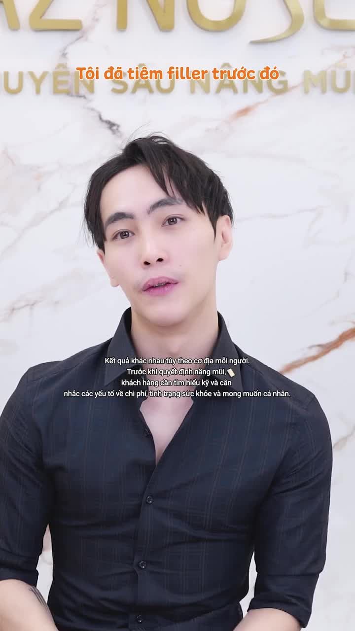 Từ dáng mũi thấp-ngắn sau tiêm filler, khách hàng #Singapore đã thay đổi thế nào với nâng mũi cấu trúc?