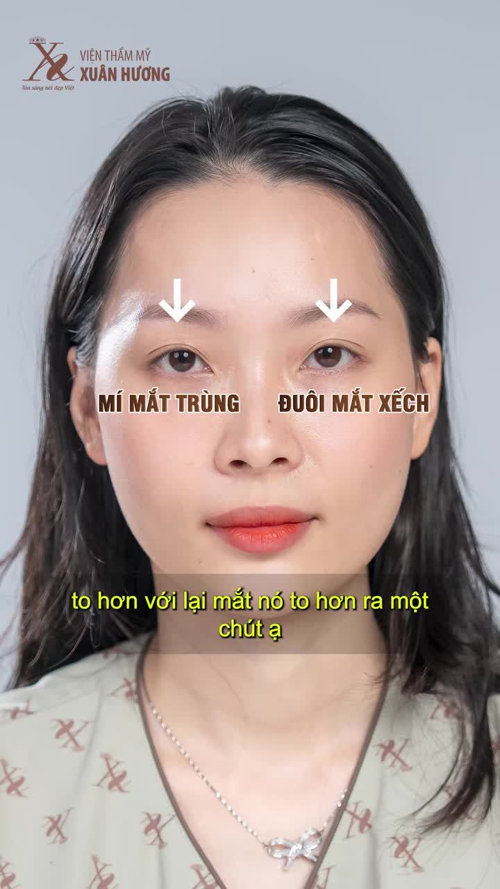 "BIẾN HÌNH" CÙNG CÔ GÁI MẮT SỤP