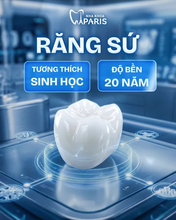 RĂNG SỨ TƯƠNG THÍCH SINH HỌC CAO CẤP – CHỈ TỪ 4 TRIỆU/RĂNG!