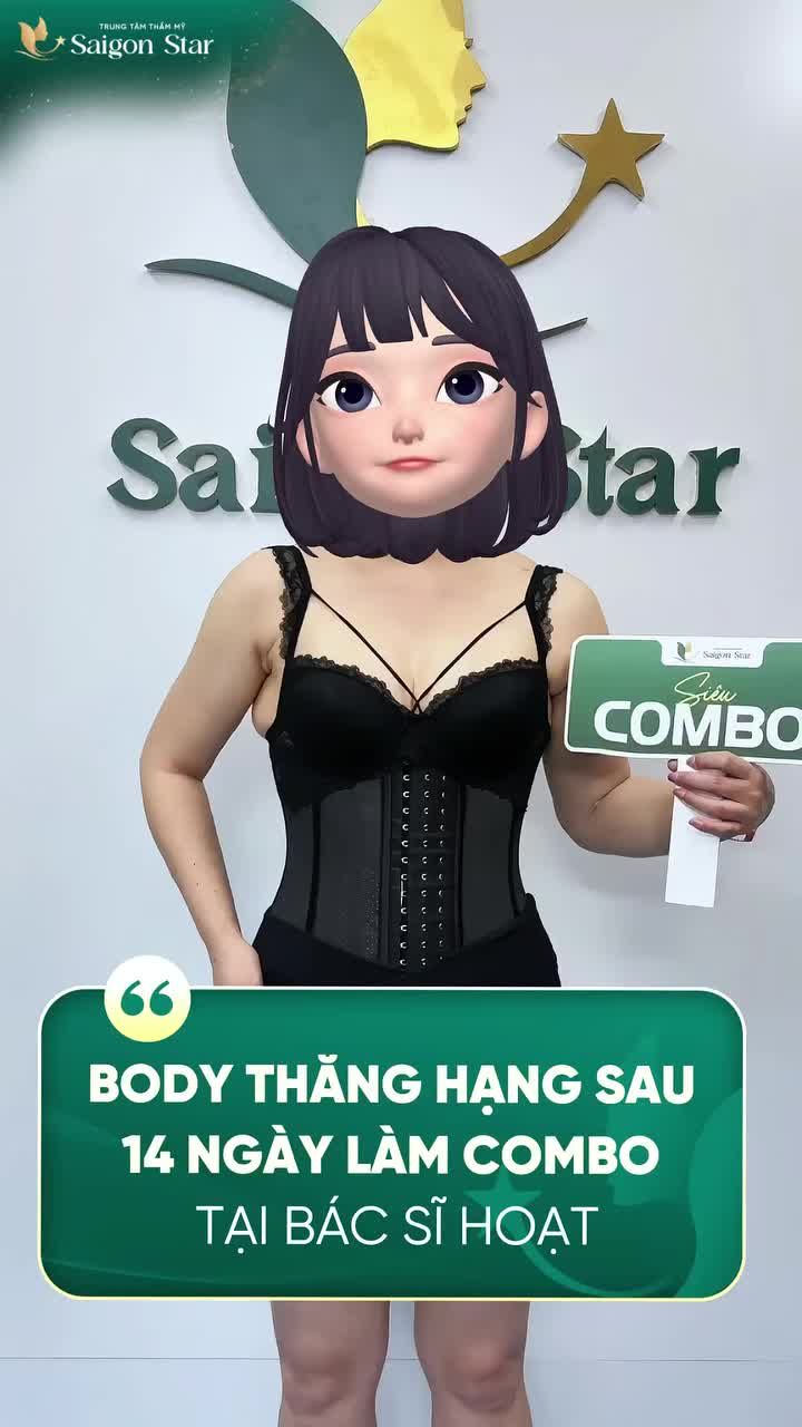 CÂN BẰNG VÓC DÁNG VỚI COMBO CHUỐT DÁNG: NÂNG VÒNG 1 + HÚT MỠ VÒNG 2