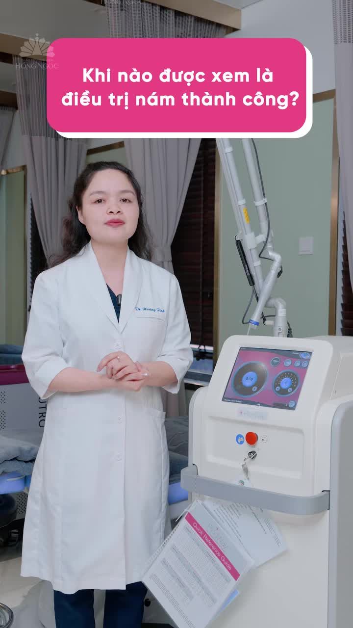 KHI NÀO ĐƯỢC XEM LÀ ĐIỀU TRỊ NÁM THÀNH CÔNG?