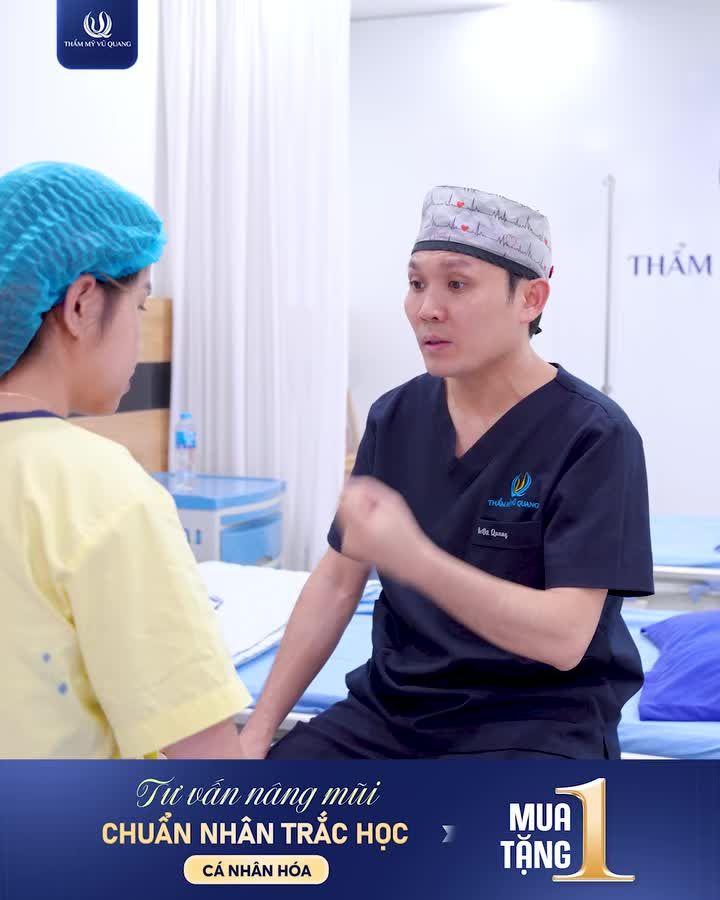 Tư vấn nâng mũi chuẩn nhân trắc học cùng Bác sĩ Vũ Quang