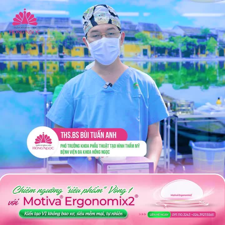 TỪ V1 BAO XƠ, ĐƠ CỨNG  ĐẾN DÁNG NGỰC ĐẸP MỀM MẠI, TỰ NHIÊN VỚI MOTIVA ERGONOMIX2