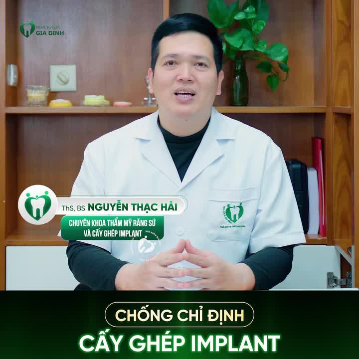 NHỮNG TRƯỜNG HỢP CHỐNG CHỈ ĐỊNH TRỒNG RĂNG IMPLANT KHÔNG PHẢI AI CŨNG CÓ THỂ CẤY GHÉP NGAY LẬP TỨC!