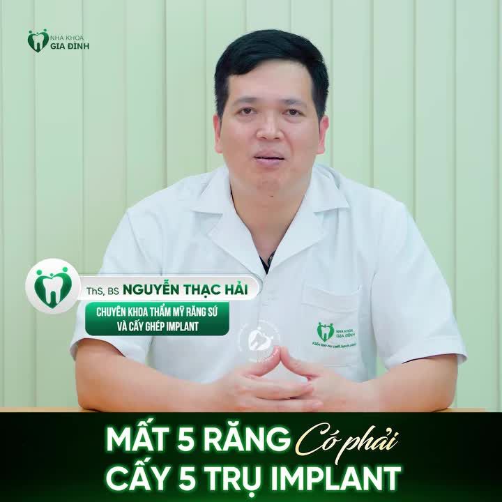 MẤT 5 RĂNG CÓ CẦN CẤY 5 TRỤ IMPLANT?