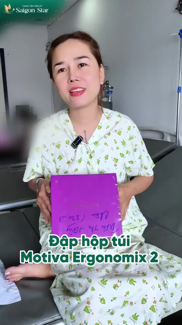 CHÚC MỪNG CHỊ HỒNG CHÂU - KHÁCH HÀNG ĐẦU TIÊN TRẢI NGHIỆM TÚI NGỰC ERGONOMIX2
