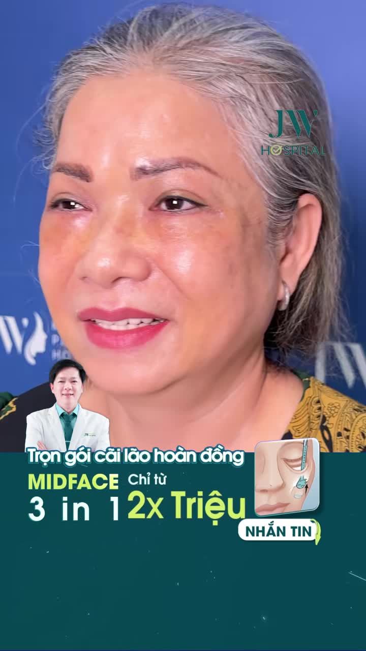 CHỊ EM U40 HỒI XUÂN 20 NĂM CHỈ VỚI DỊCH VỤ MIDFACE 3 TRONG 1 TẠI JW