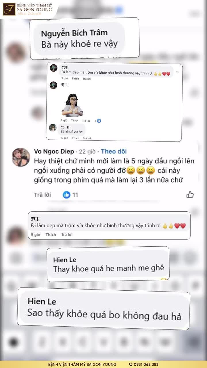 "Nâng vòng 1 có đau không?"