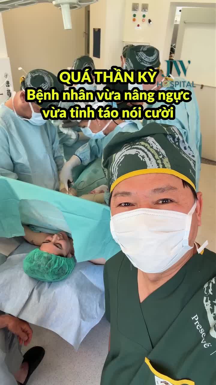 QUÁ THẦN KỲ BỆNH NHÂN VỪA NÂNG VÒNG 1 VỪA TỈNH TÁO NÓI CƯỜI VỚI BÁC SĨ TÚ DUNG