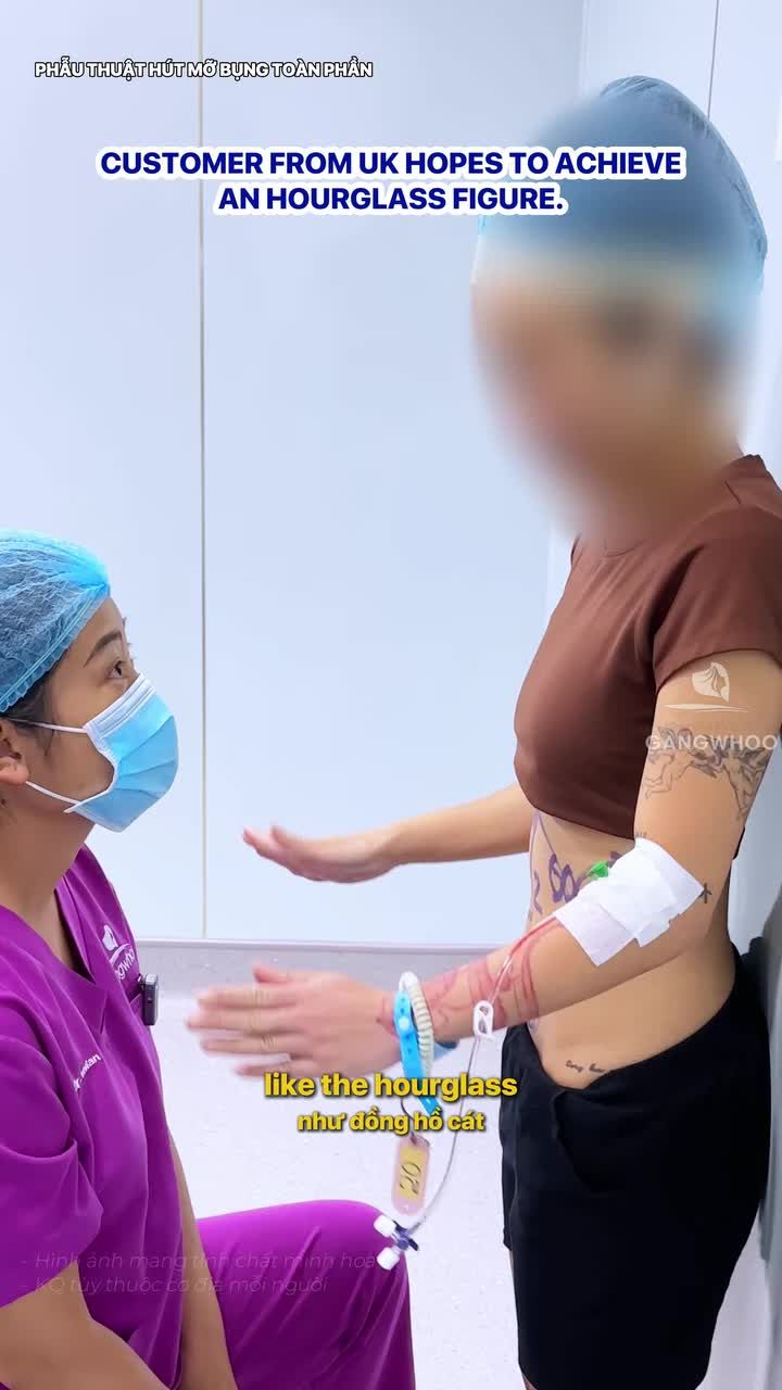 Không còn muốn che giấu những vùng mỡ thừa kém săn chắc, khách hàng Anh Quốc đã lựa chọn Gangwhoo để giải quyết tình trạng trên.
