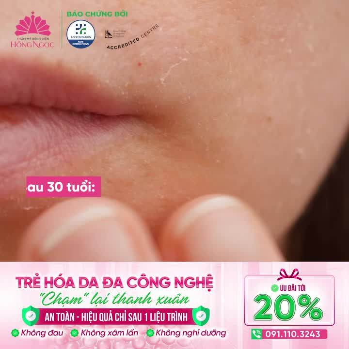 ẠM BIỆT DẤU HIỆU LÃO HÓA - GÌN GIỮ NÉT THANH XUÂN DÀI LÂU