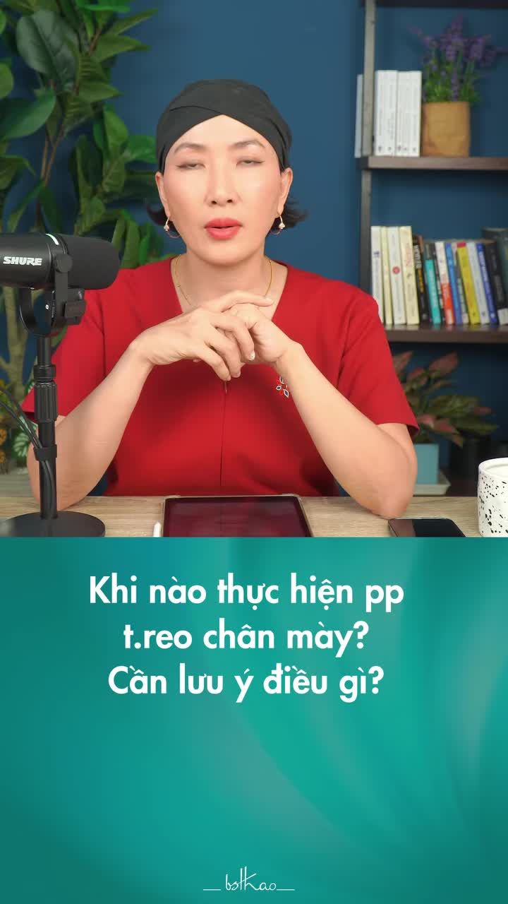 KHI NÀO CÓ THỂ THỰC HIỆN TREO CHÂN MÀY VÀ CẦN LƯU Ý ĐIỀU GÌ?