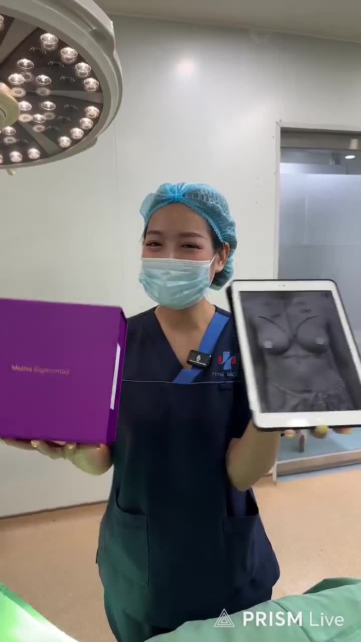 hình ảnh sau phẫu thuật nâng cấp vòng 1 với túi Nanochip Ergonomix 2.