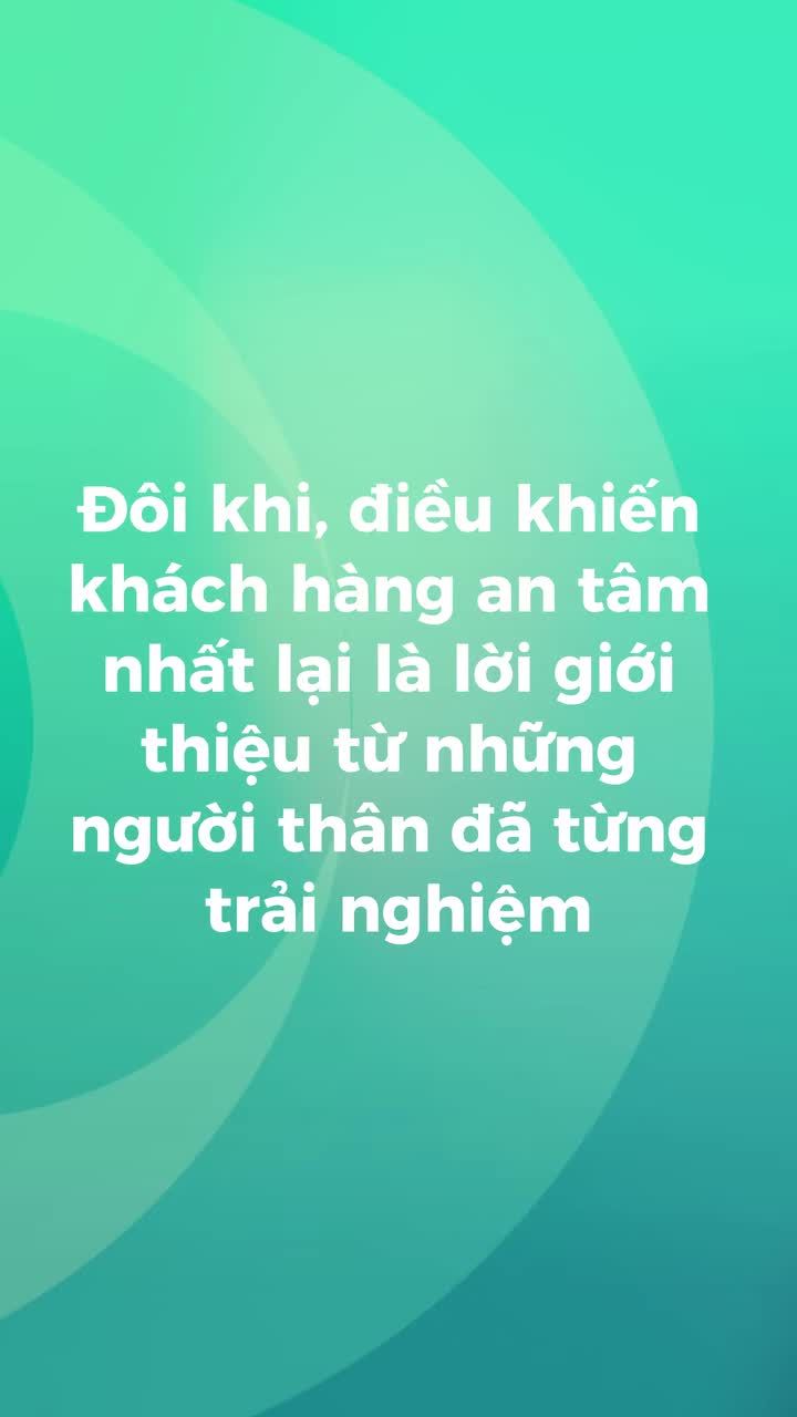 Bạn có tin rằng một lời giới thiệu từ người thân đôi khi còn giá trị hơn hàng trăm lời quảng cáo?