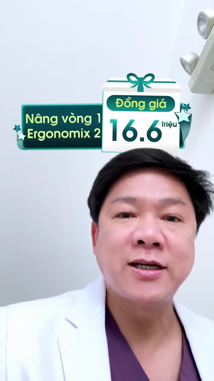QUÁ HẤP DẪN!!! NÂNG VÒNG 1 TÚI ERGONOMIX 2 CHỈ TỪ 16.6 TRIỆU ĐỒNG DUY NHẤT 16/6