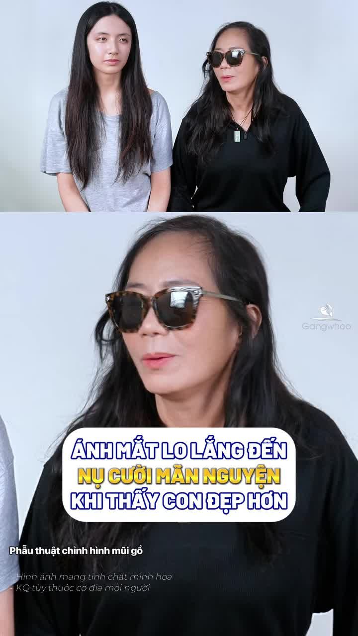 Từ lo lắng đến nụ cười mãn nguyện của mẹ khi thấy con đẹp hơn