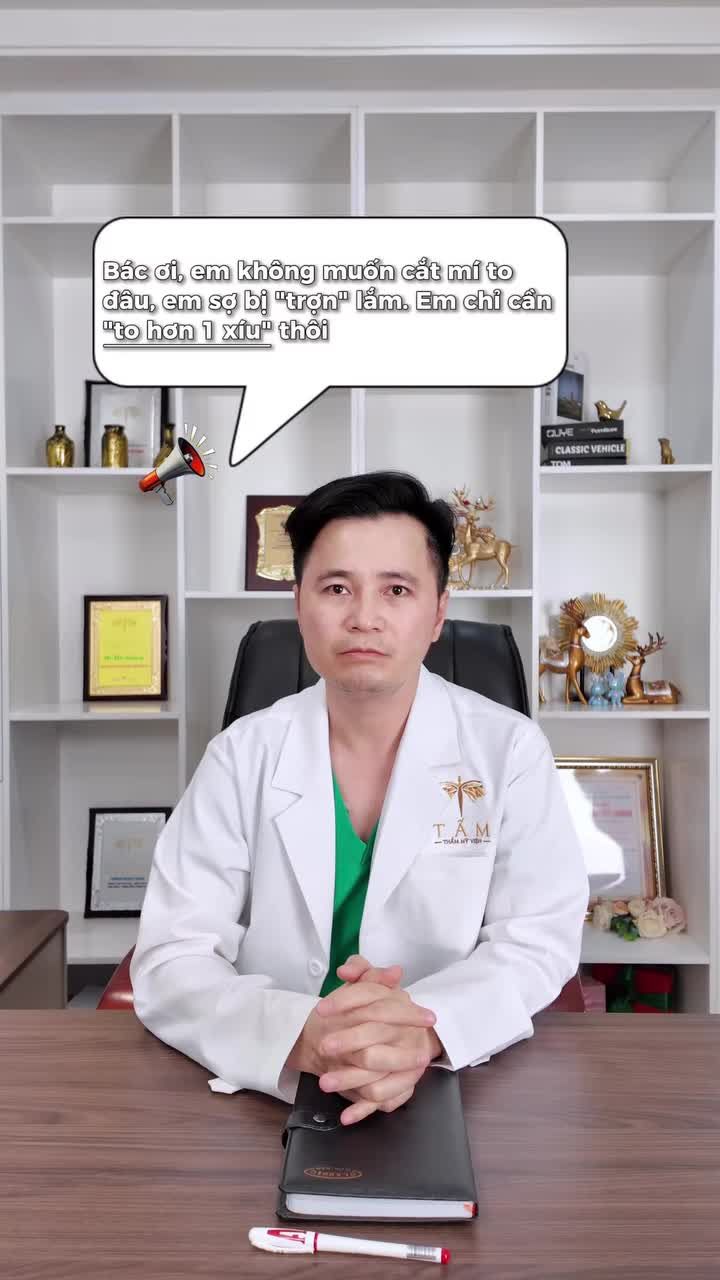 Muốn cắt mí nhưng chỉ thích "to hơn một xíu" thôi có được không bác sĩ ơi? Xem ngay câu trả lời để tự tin đi làm đẹp nhé!