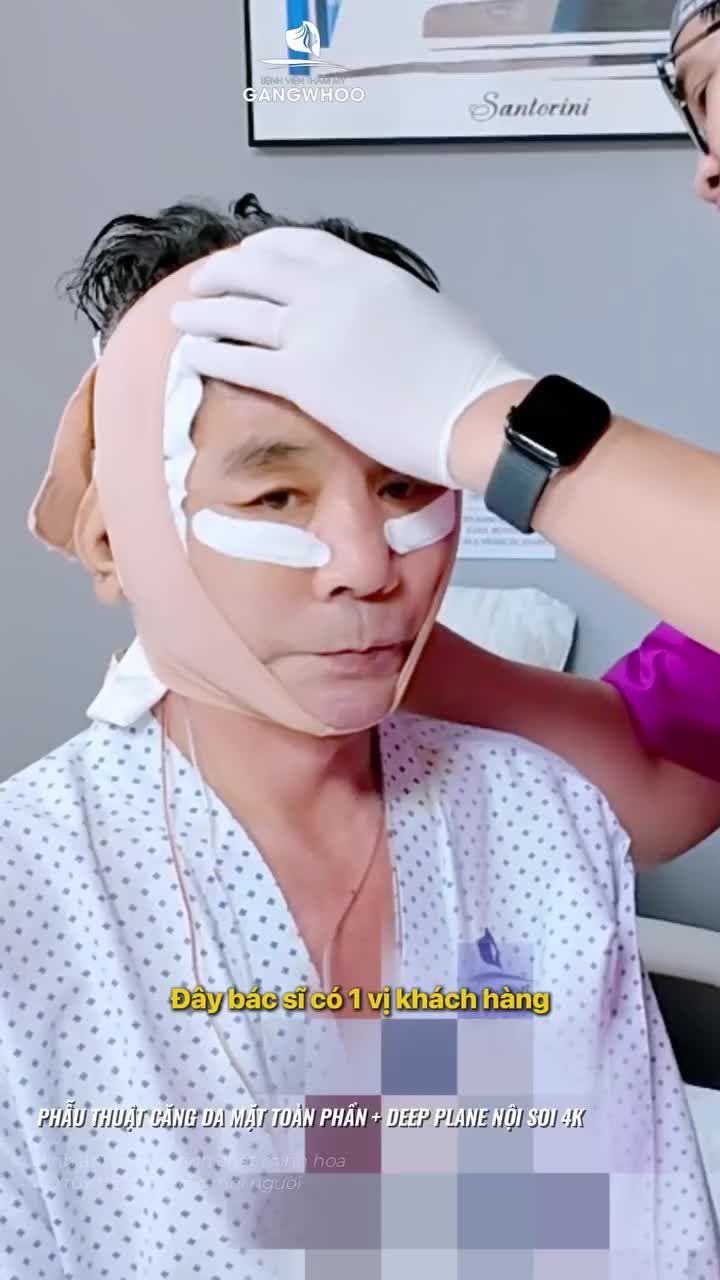 Cùng Bác sĩ thăm khám cho khách hàng Hàn Quốc U80 sau phẫu thuật căng da mặt toàn phần + Deep Plane nội soi 4K