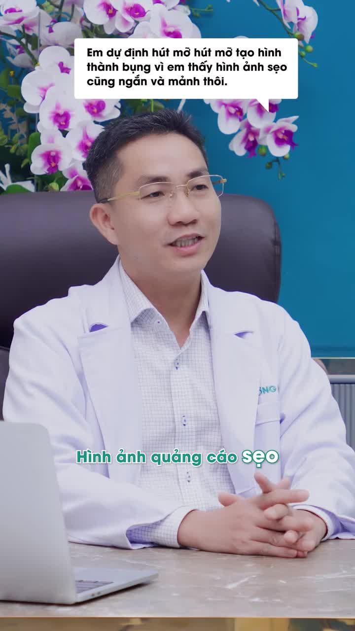 Tiết lộ sự thật về sẹo khi hút mỡ cắt da - chia sẻ từ ekip bác sĩ Lương Ngọc