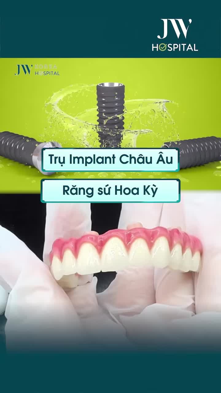 TRỒNG RĂNG IMPLANT TIẾT KIỆM 10 LẦN CHO VIỆT KIỀU 50-80 TUỔI TẠI JW