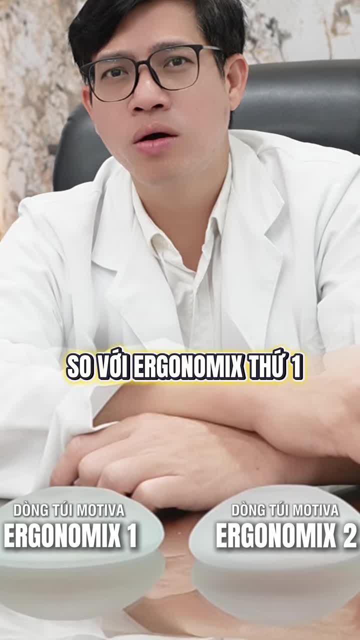 Ergonomix 2 – Thế hệ túi ngực với kết cấu  đáy túi thông minh giúp V1 trở nên tự nhiên