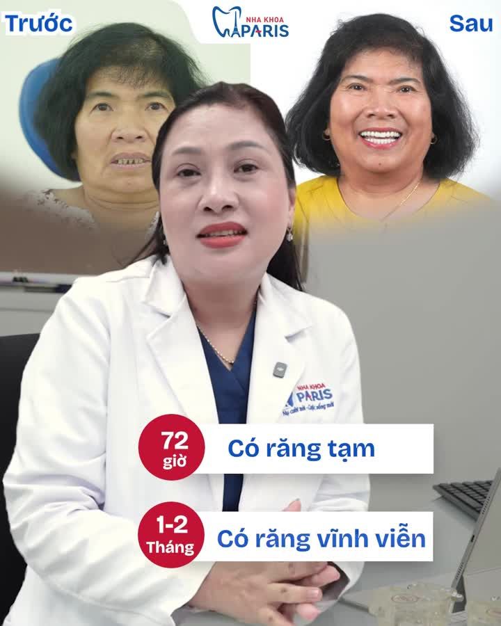 TRỒNG LẠI RĂNG MẤT NGAY HÔM NAY – PHỤC HỒI NHANH CHÓNG – ĂN NHAI CHẮC KHỎE TRỌN ĐỜI – TỐI ƯU CHI PHÍ