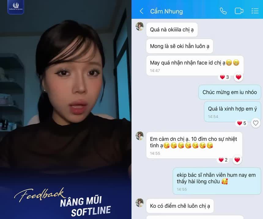"Giờ mở khóa điện thoại hơi cồng kềnh tí vì máy ngơ ngác trước giao diện hotgirl này" – Chính chủ hài hước chia sẻ.