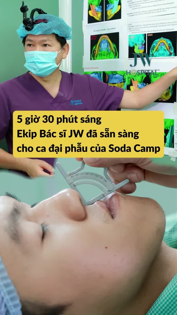 KHÔNG HỒI KẾT: 5 GIỜ 30 SÁNG EKIP JW TIẾP TỤC PHẢN BIỆN VỀ PHƯƠNG ÁN C.ẮT HÀM MÓM, CẮN NGƯỢC 14mm CHO SODA CAMP