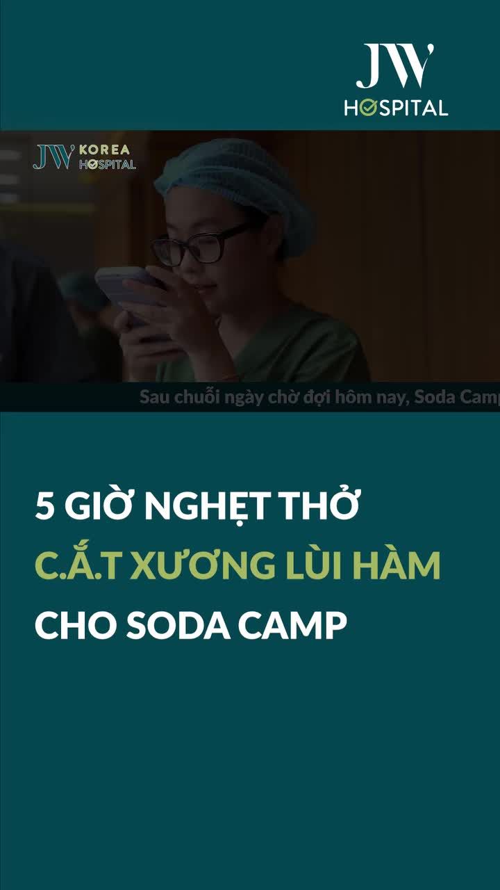 BÁC SĨ TÚ DUNG CĂNG THẲNG VỚI 5 GIỜ CẮT HÀM TRÊN, LÙI HÀM MÓM CỨU SODA CAMP KHỎI MẶC CẢM 25 NĂM