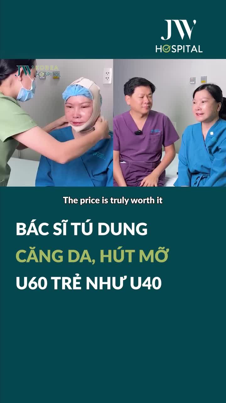 CỰC SỐC U60 ĐẦU TƯ 200 TRIỆU TỪ MỸ VỀ GẶP BÁC SĨ TÚ DUNG CĂNG DA MẶT, HÚT MỠ ĐỂ TRẺ NHƯ GÁI 18
