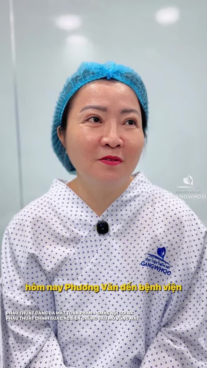 Youtube Việt Kiều Mỹ tìm đến Bệnh viện thẩm mỹ Gangwhoo để cải thiện vẻ đẹp trẻ hóa của mình với Phẫu thuật căng da mặt toàn phần + Smas nội soi 4K