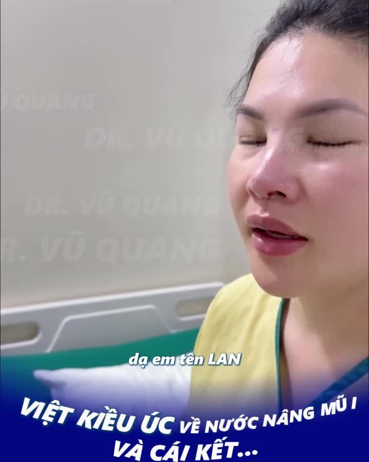 GIẢI CỨU MŨI HỎNG 10 NĂM CHO BẠN GÁI VIỆT KIỀU ÚC