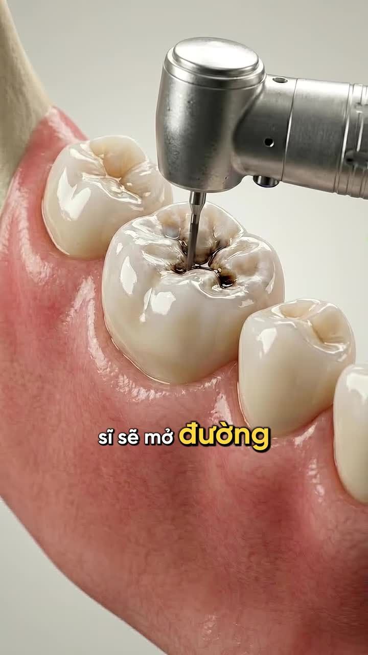 CÁCH BÁC SĨ CHỮA TUỶ RĂNG