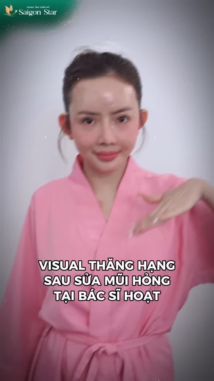 NÂNG MŨI SỤN SƯỜN - SỬA LẠI MŨI HỎNG - THĂNG HẠNG VISUAL